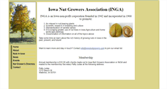 Desktop Screenshot of iowanutgrowers.com